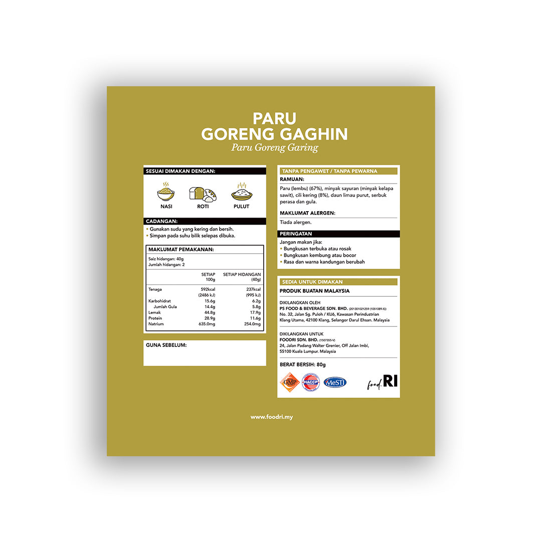 RItort Paru Goreng Gaghin