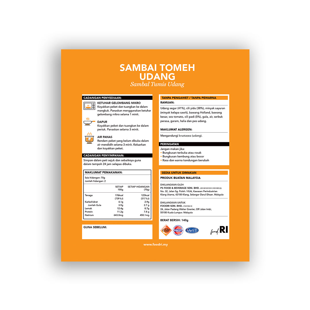 RItort Sambai Tomeh Udang